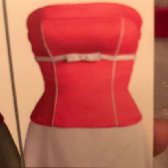 Alfred Angelo 2pc Bridesmaid Cocktail Skirt Top Pink White Wedding Prom Pinup - Picture 2 of 5